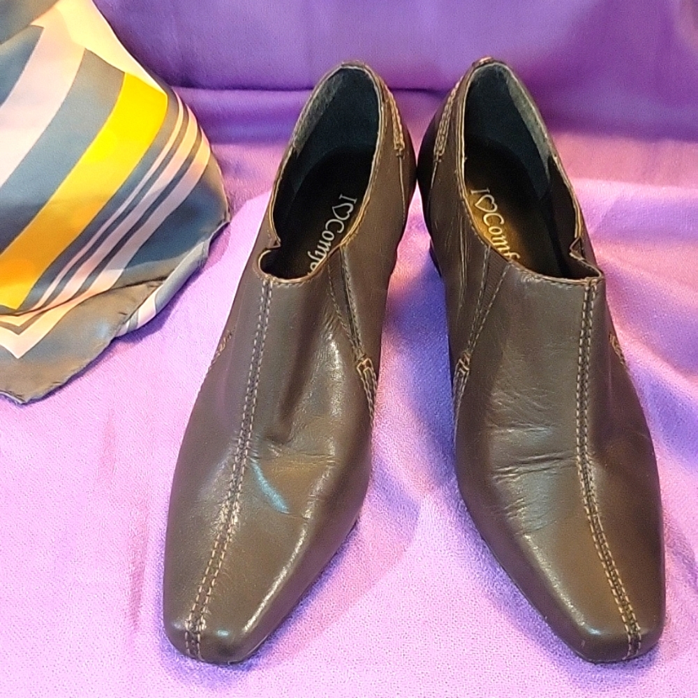 I Love Comfort Brown Leather Bootie